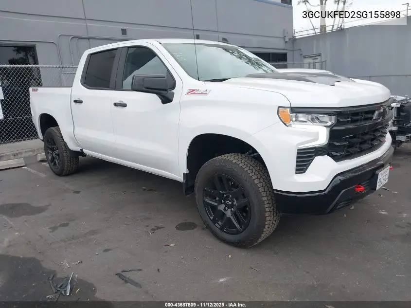 3GCUKFED2SG155898 2025 Chevrolet Silverado 1500 4Wd Short Bed Lt Trail Boss