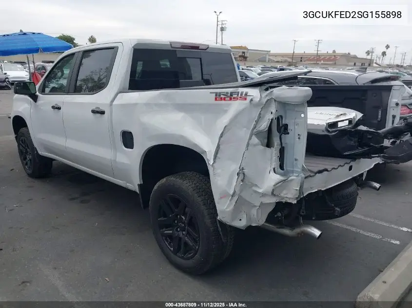 3GCUKFED2SG155898 2025 Chevrolet Silverado 1500 4Wd Short Bed Lt Trail Boss