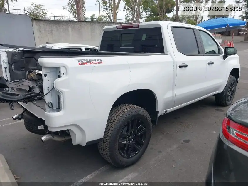 3GCUKFED2SG155898 2025 Chevrolet Silverado 1500 4Wd Short Bed Lt Trail Boss