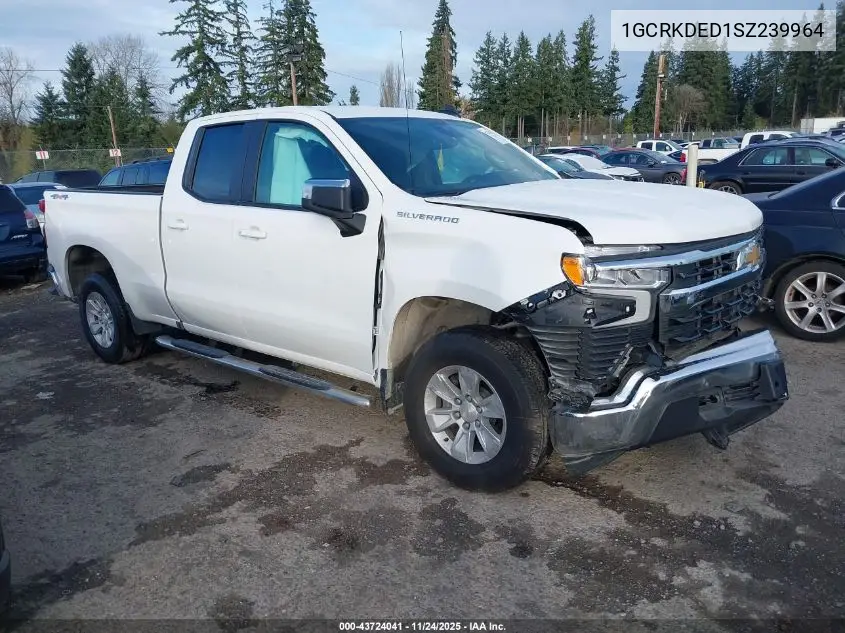 1GCRKDED1SZ239964 2025 Chevrolet Silverado 1500 4Wd Standard Bed Lt