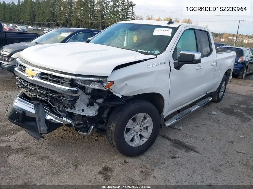 1GCRKDED1SZ239964 2025 Chevrolet Silverado 1500 4Wd Standard Bed Lt