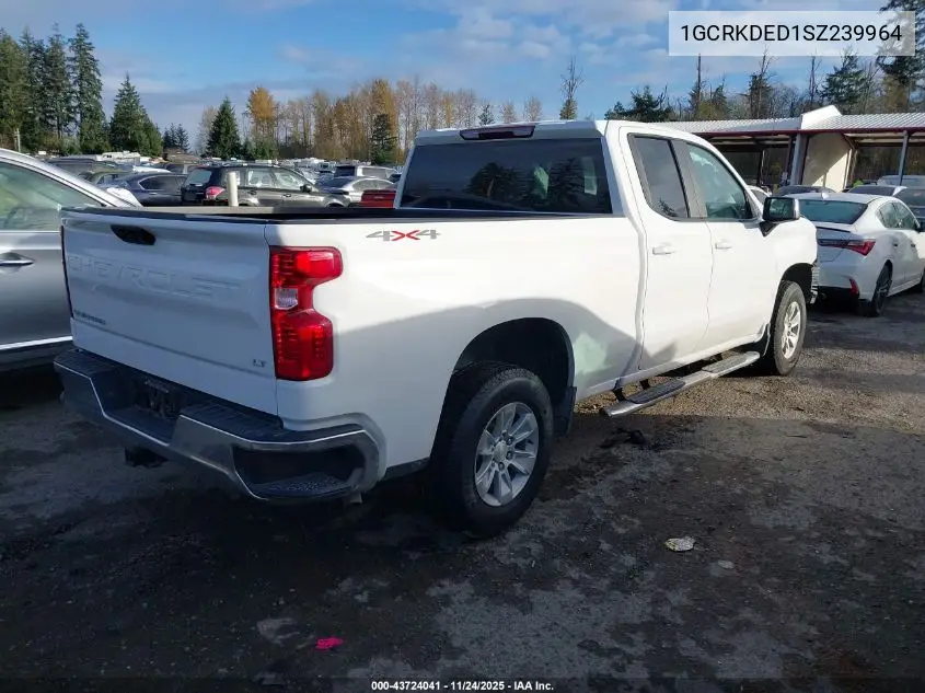 1GCRKDED1SZ239964 2025 Chevrolet Silverado 1500 4Wd Standard Bed Lt