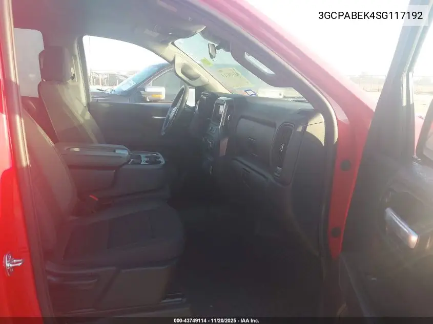 3GCPABEK4SG117192 2025 Chevrolet Silverado 1500 2Wd Short Bed Custom