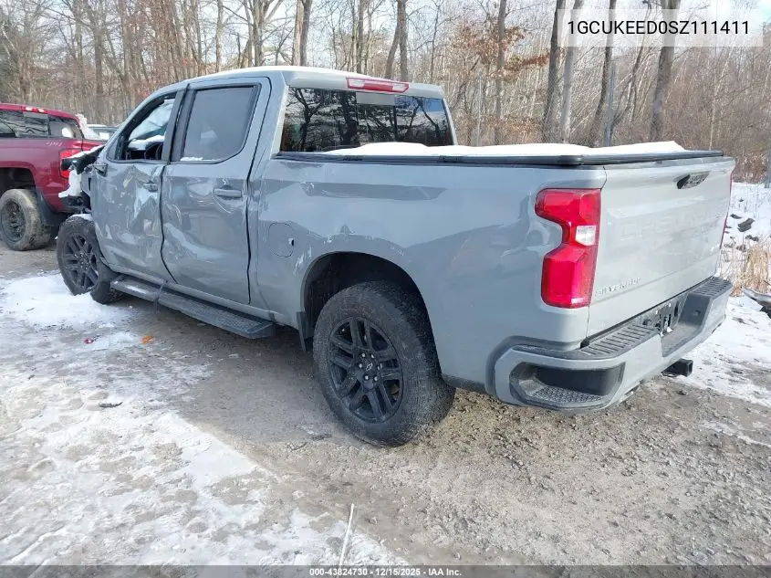 1GCUKEED0SZ111411 2025 Chevrolet Silverado 1500 4Wd Short Bed Rst