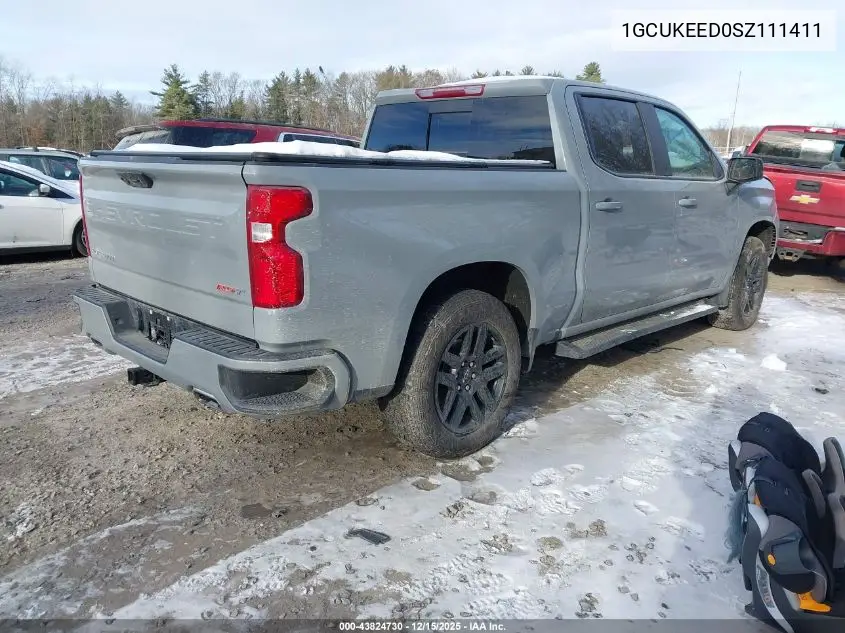 1GCUKEED0SZ111411 2025 Chevrolet Silverado 1500 4Wd Short Bed Rst