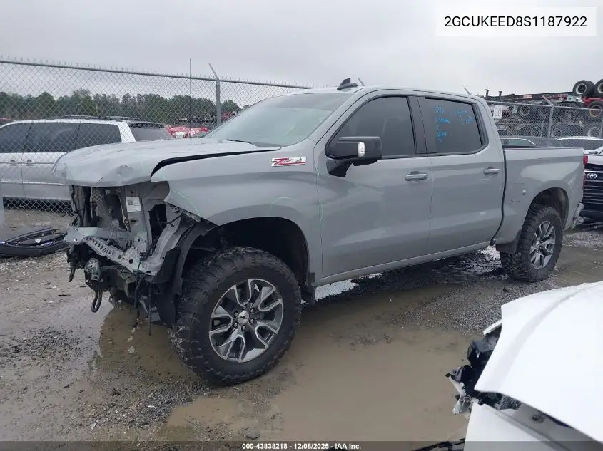 2GCUKEED8S1187922 2025 Chevrolet Silverado 1500 4Wd Short Bed Rst