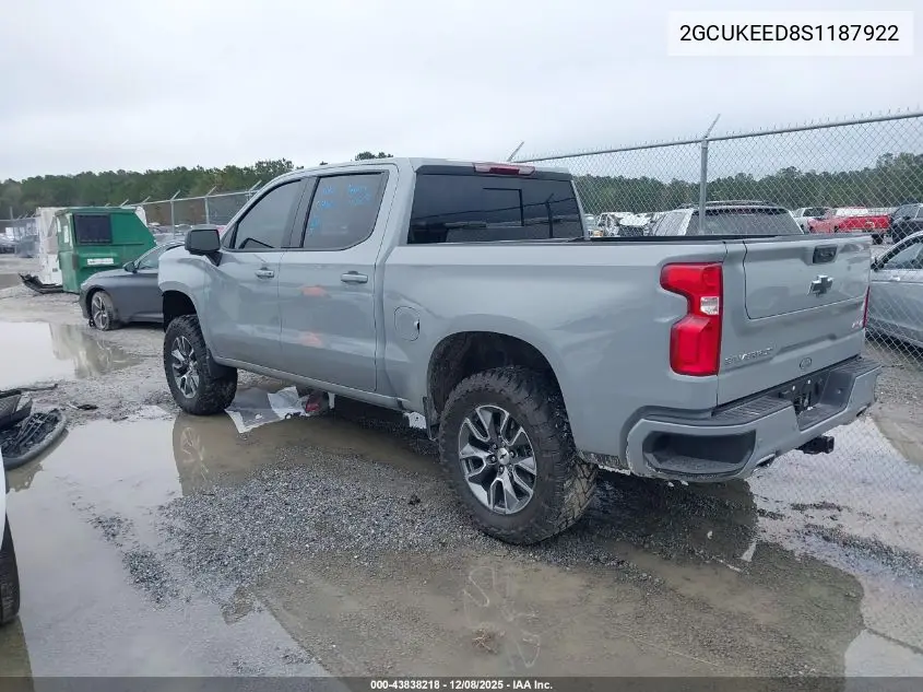 2GCUKEED8S1187922 2025 Chevrolet Silverado 1500 4Wd Short Bed Rst