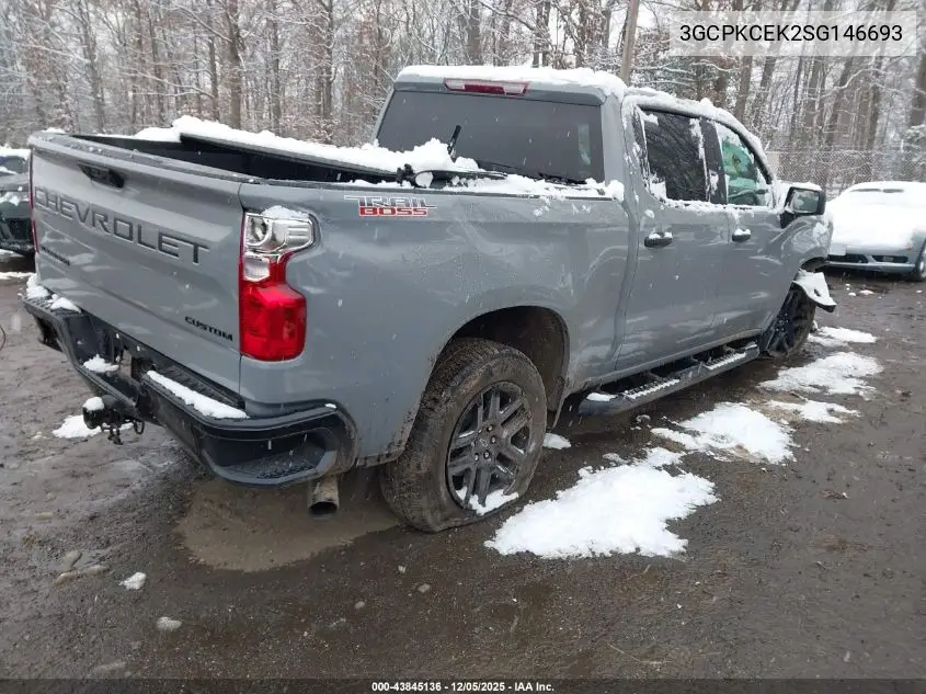 3GCPKCEK2SG146693 2025 Chevrolet Silverado 1500 4Wd Short Bed Custom Trail Boss