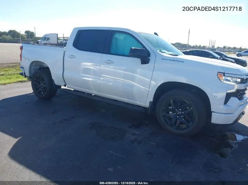 2GCPADED4S1217718 2025 Chevrolet Silverado 1500 2Wd Short Bed Rst