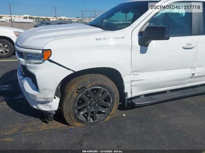 2GCPADED4S1217718 2025 Chevrolet Silverado 1500 2Wd Short Bed Rst