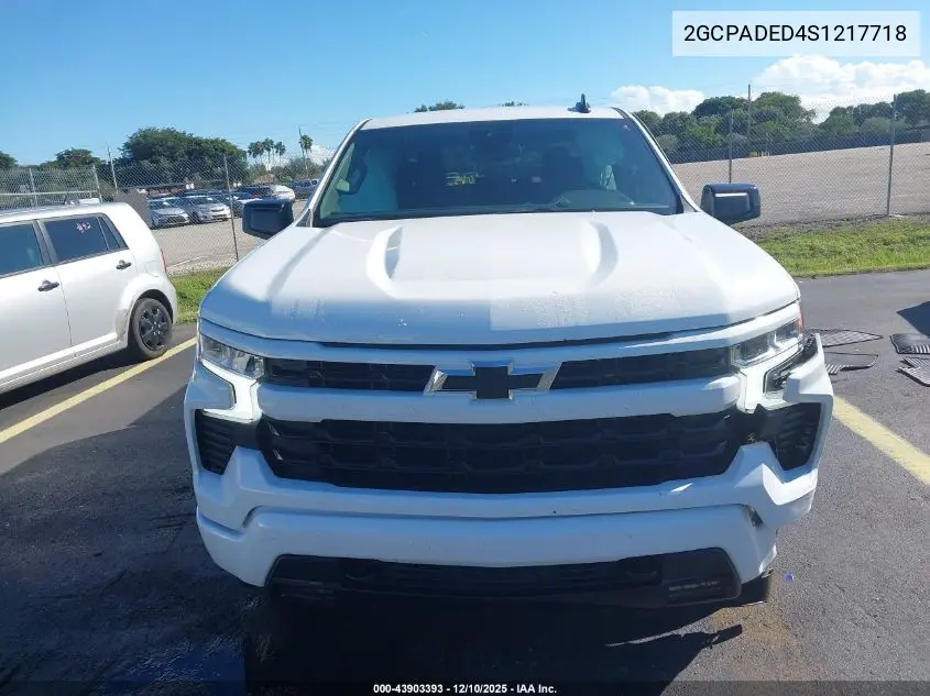 2GCPADED4S1217718 2025 Chevrolet Silverado 1500 2Wd Short Bed Rst