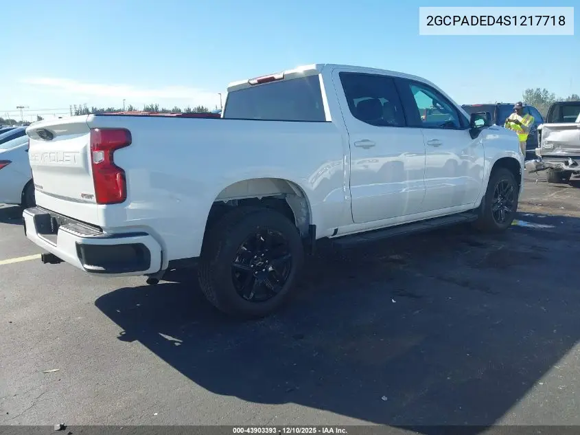2GCPADED4S1217718 2025 Chevrolet Silverado 1500 2Wd Short Bed Rst
