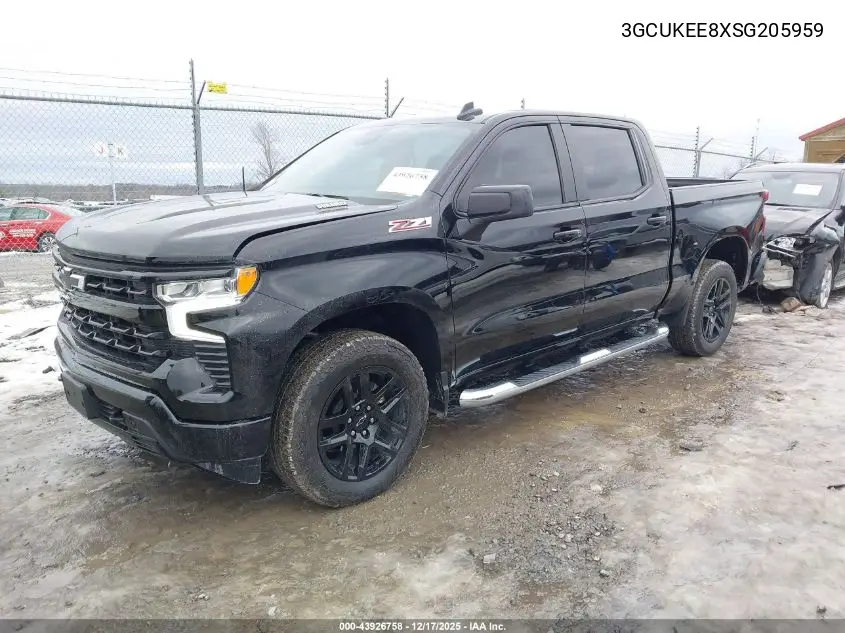 3GCUKEE8XSG205959 2025 Chevrolet Silverado 1500 4Wd Short Bed Rst