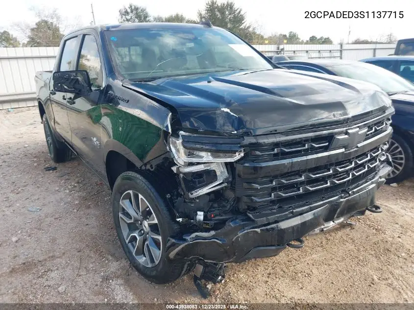 2GCPADED3S1137715 2025 Chevrolet Silverado 1500 2Wd Short Bed Rst