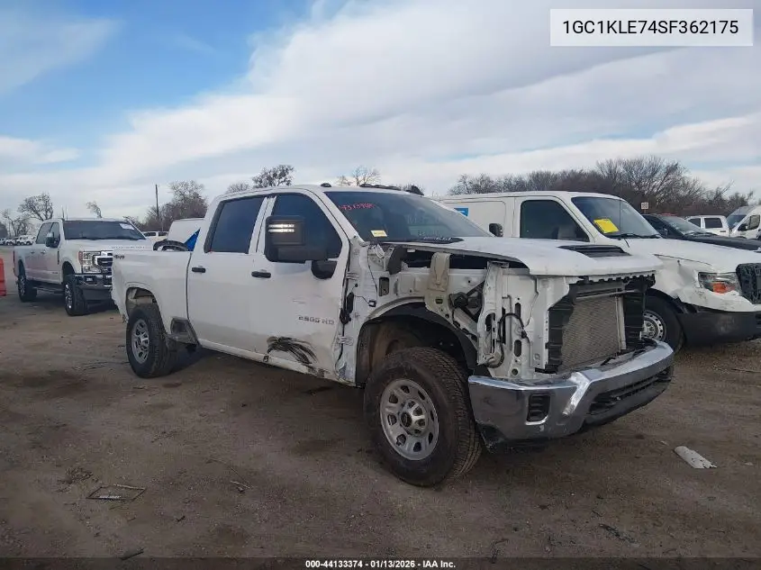 1GC1KLE74SF362175 2025 Chevrolet Silverado 2500Hd 4Wd Standard Bed Work Truck