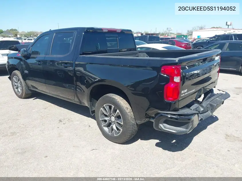 2GCUKEED5S1194052 2025 Chevrolet Silverado 1500 4Wd Short Bed Rst