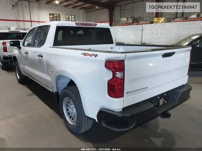 1GCPKAEK7TZ196947 2026 Chevrolet Silverado 1500 4Wd Short Bed Wt/4Wd Standard Bed Wt