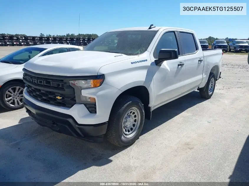 3GCPAAEK5TG125507 2026 Chevrolet Silverado 1500 2Wd Short Bed Wt