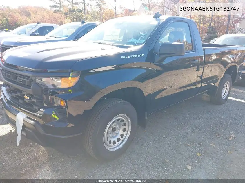 3GCNAAEK6TG132747 2026 Chevrolet Silverado 1500 2Wd Long Bed Wt