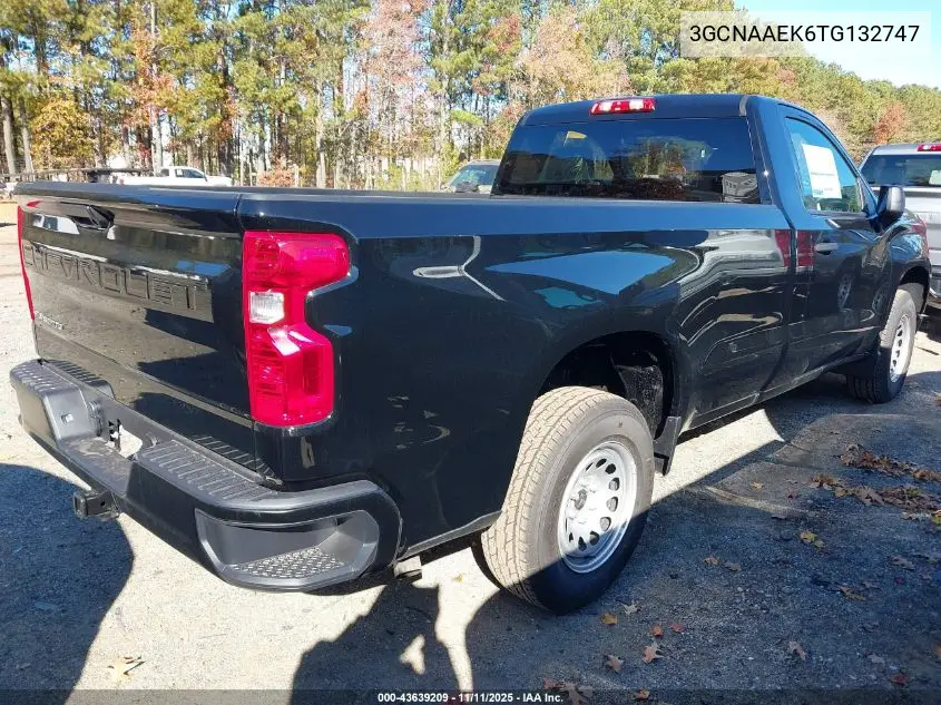 3GCNAAEK6TG132747 2026 Chevrolet Silverado 1500 2Wd Long Bed Wt
