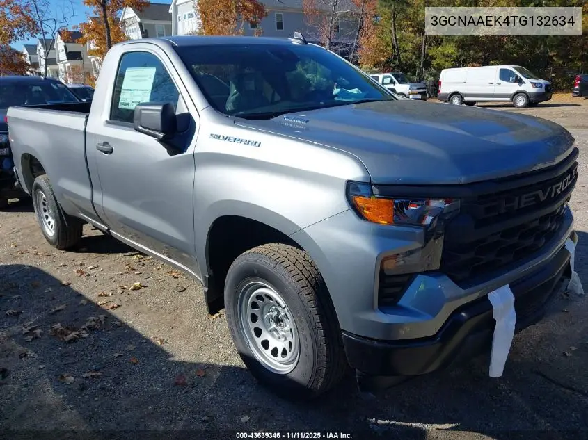 3GCNAAEK4TG132634 2026 Chevrolet Silverado 1500 2Wd Long Bed Wt
