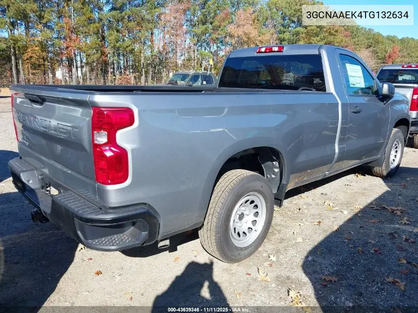 3GCNAAEK4TG132634 2026 Chevrolet Silverado 1500 2Wd Long Bed Wt
