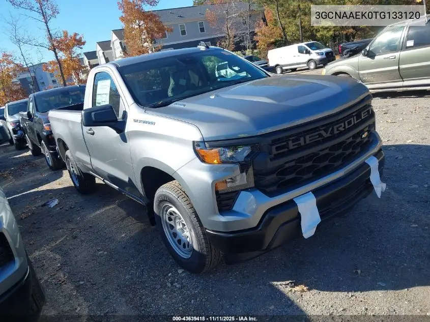 3GCNAAEK0TG133120 2026 Chevrolet Silverado 1500 2Wd Long Bed Wt