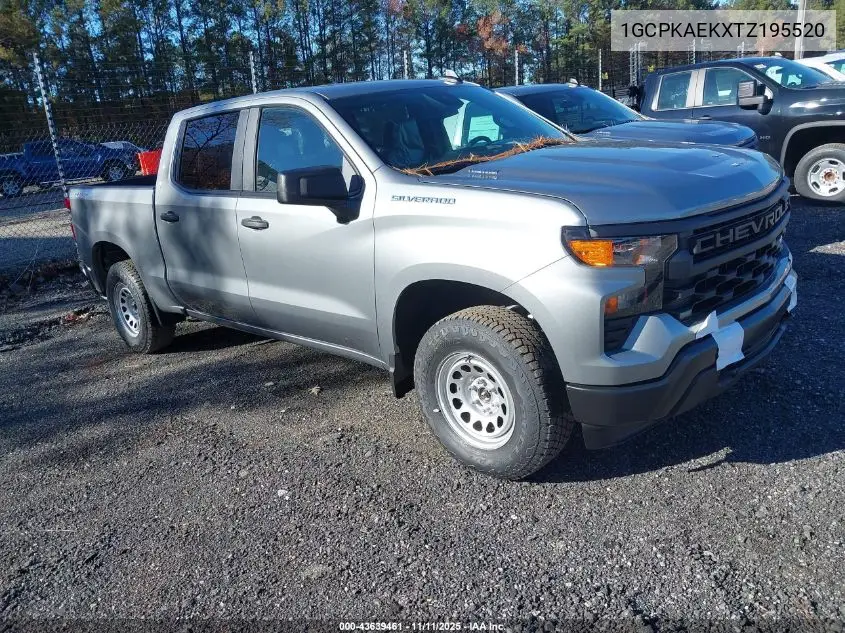 1GCPKAEKXTZ195520 2026 Chevrolet Silverado 1500 4Wd Short Bed Wt/4Wd Standard Bed Wt