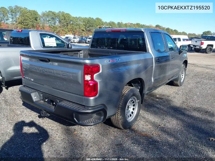1GCPKAEKXTZ195520 2026 Chevrolet Silverado 1500 4Wd Short Bed Wt/4Wd Standard Bed Wt