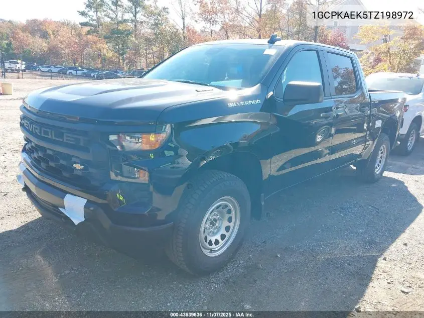 1GCPKAEK5TZ198972 2026 Chevrolet Silverado 1500 4Wd Short Bed Wt/4Wd Standard Bed Wt