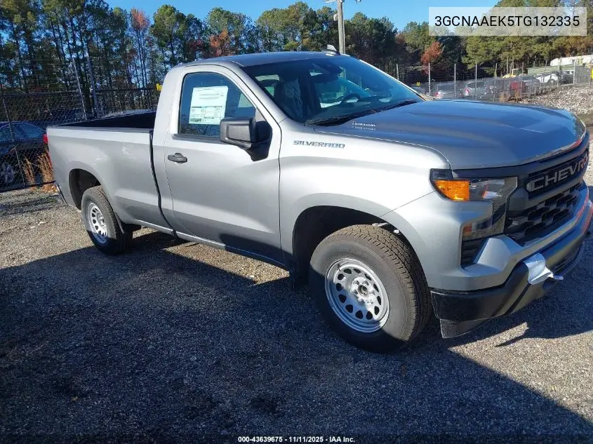 3GCNAAEK5TG132335 2026 Chevrolet Silverado 1500 2Wd Long Bed Wt