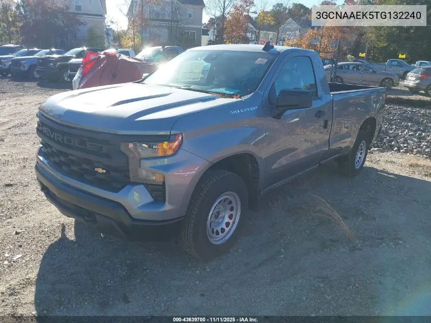 3GCNAAEK5TG132240 2026 Chevrolet Silverado 1500 2Wd Long Bed Wt