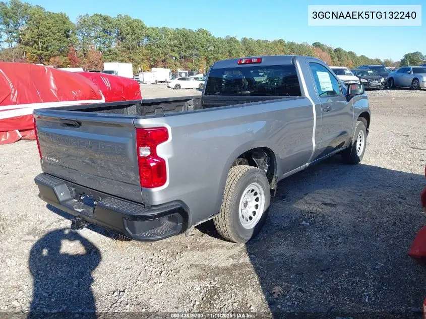 3GCNAAEK5TG132240 2026 Chevrolet Silverado 1500 2Wd Long Bed Wt