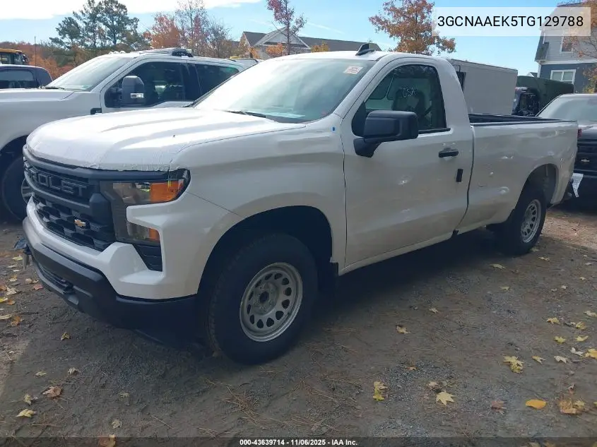 3GCNAAEK5TG129788 2026 Chevrolet Silverado 1500 2Wd Long Bed Wt