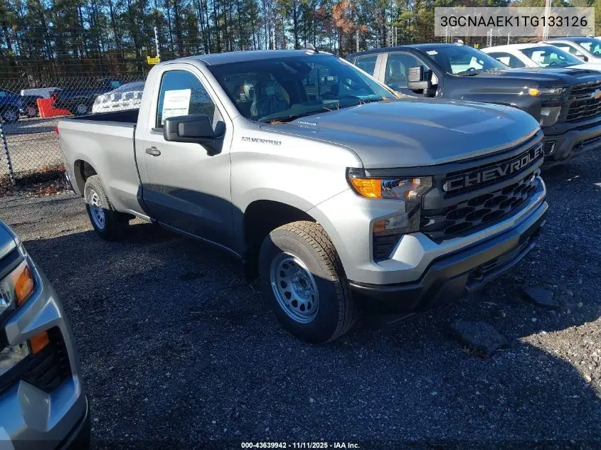 3GCNAAEK1TG133126 2026 Chevrolet Silverado 1500 2Wd Long Bed Wt