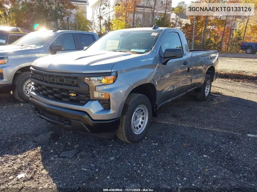 3GCNAAEK1TG133126 2026 Chevrolet Silverado 1500 2Wd Long Bed Wt