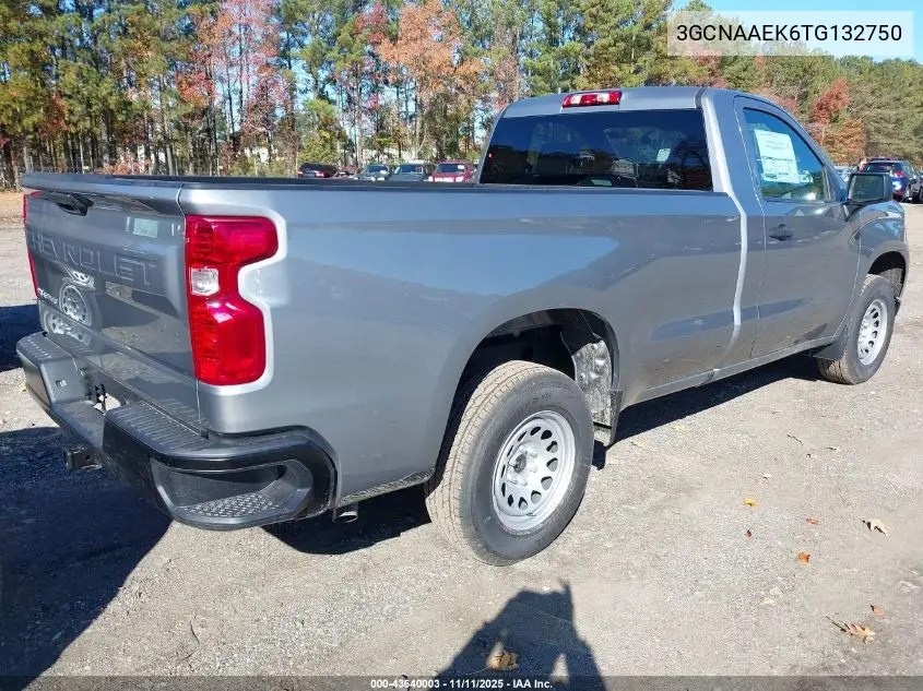3GCNAAEK6TG132750 2026 Chevrolet Silverado 1500 2Wd Long Bed Wt