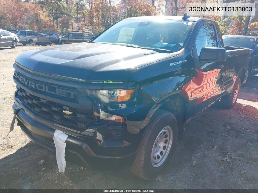 3GCNAAEK7TG133003 2026 Chevrolet Silverado 1500 2Wd Long Bed Wt
