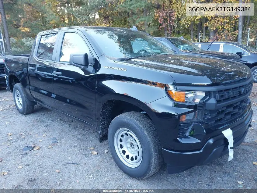 3GCPAAEK3TG149384 2026 Chevrolet Silverado 1500 2Wd Short Bed Wt