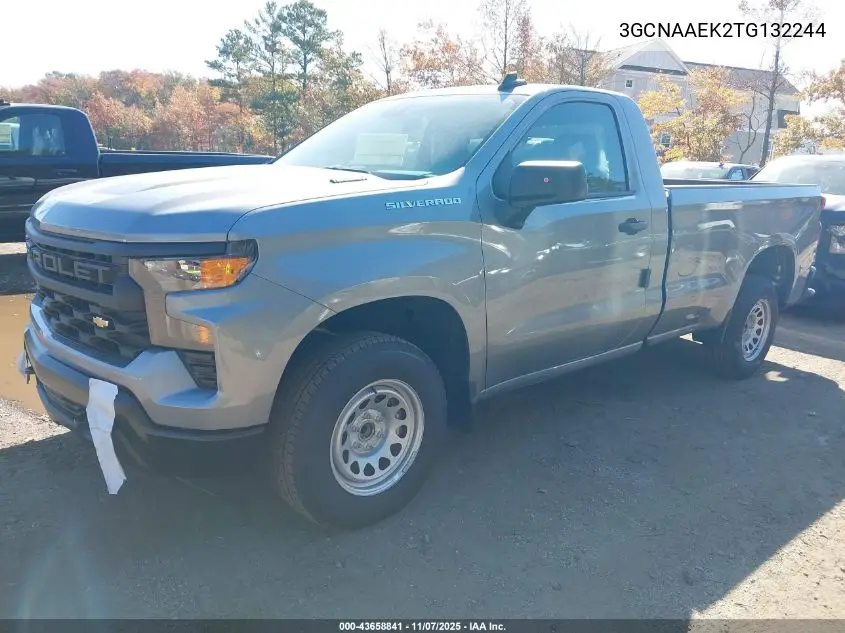 3GCNAAEK2TG132244 2026 Chevrolet Silverado 1500 2Wd Long Bed Wt