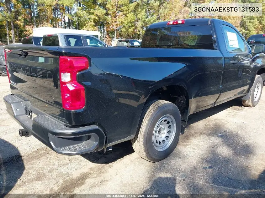 3GCNAAEK8TG131583 2026 Chevrolet Silverado 1500 2Wd Long Bed Wt