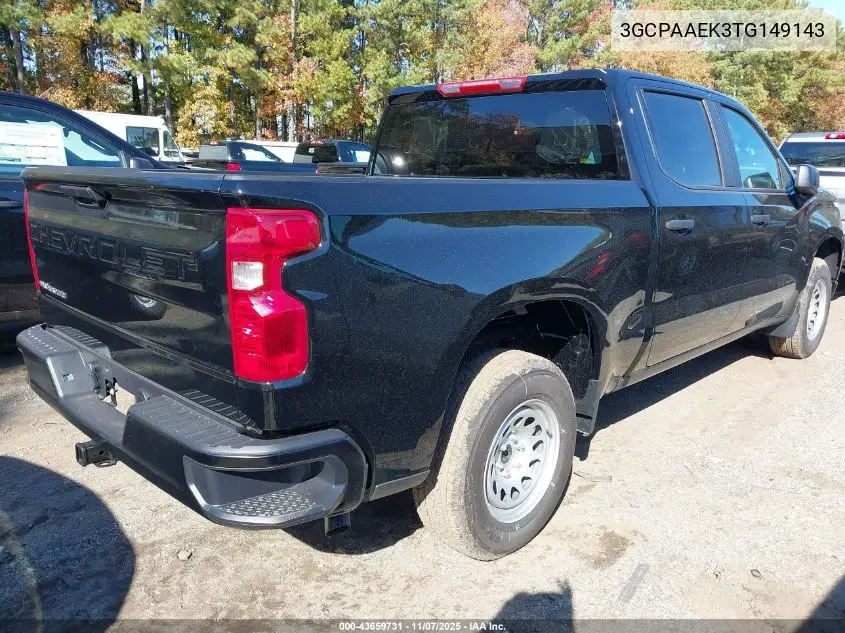3GCPAAEK3TG149143 2026 Chevrolet Silverado 1500 2Wd Short Bed Wt