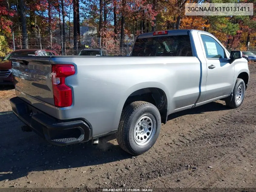 3GCNAAEK1TG131411 2026 Chevrolet Silverado 1500 2Wd Long Bed Wt