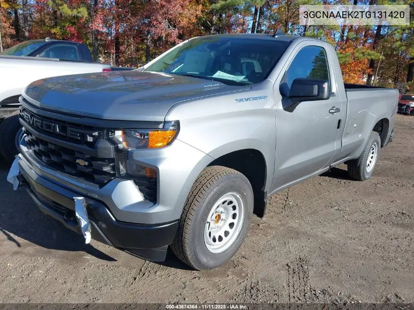 3GCNAAEK2TG131420 2026 Chevrolet Silverado 1500 2Wd Long Bed Wt