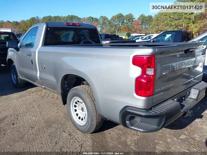 3GCNAAEK2TG131420 2026 Chevrolet Silverado 1500 2Wd Long Bed Wt