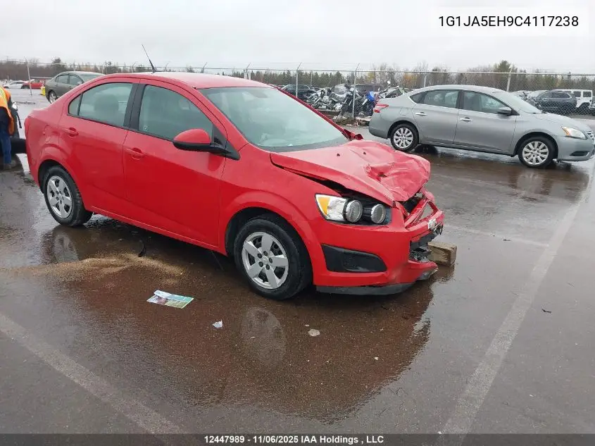 1G1JA5EH9C4117238 2012 Chevrolet Sonic Ls