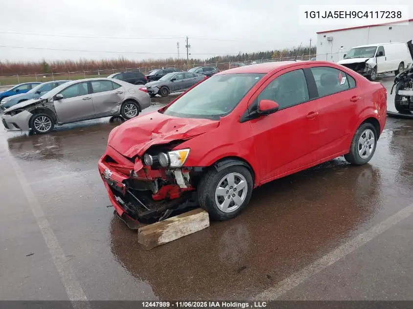1G1JA5EH9C4117238 2012 Chevrolet Sonic Ls