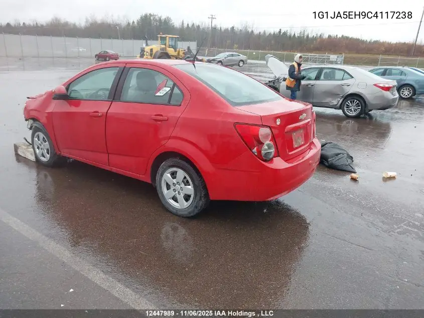 1G1JA5EH9C4117238 2012 Chevrolet Sonic Ls