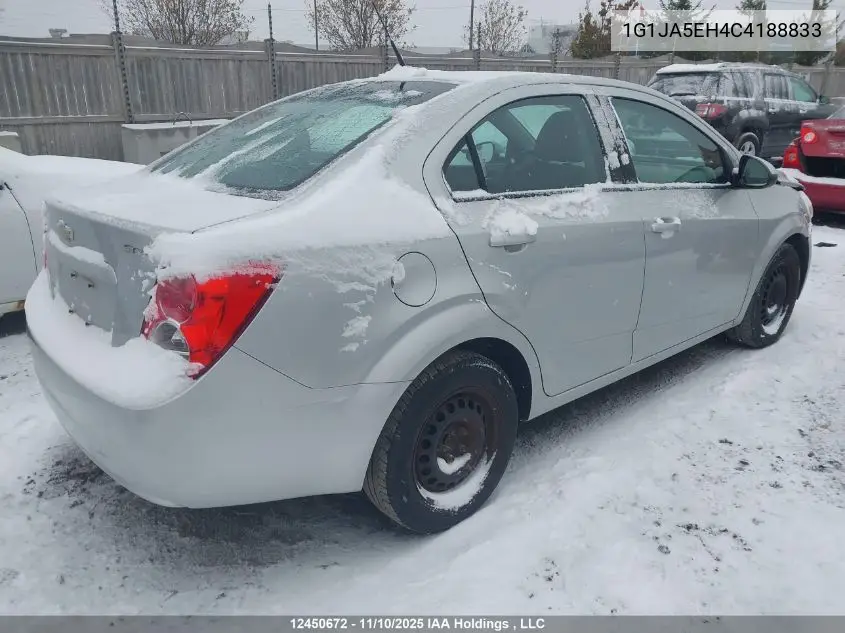 1G1JA5EH4C4188833 2012 Chevrolet Sonic