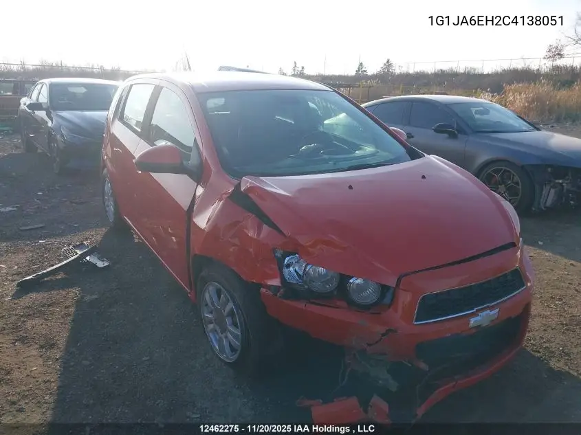 1G1JA6EH2C4138051 2012 Chevrolet Sonic Ls